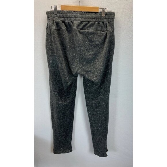 Pact Pants Men size L Black Ankle Zip Joggers Sweats Terry Organic track‎ pant - Picture 2 of 16